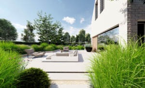 Nowoczesny ogród na pomorzu