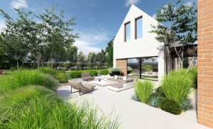 Nowoczesny ogród na Pomorzu