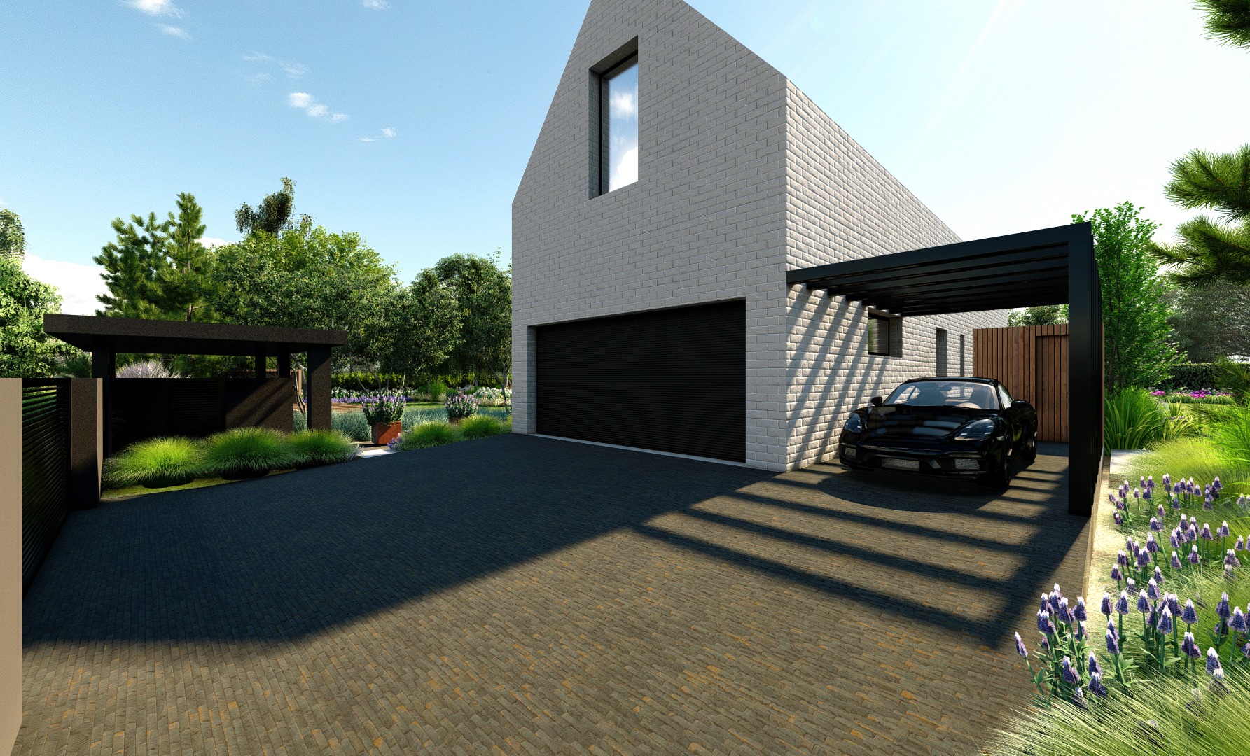 Nowoczesny ogród na Pomorzu