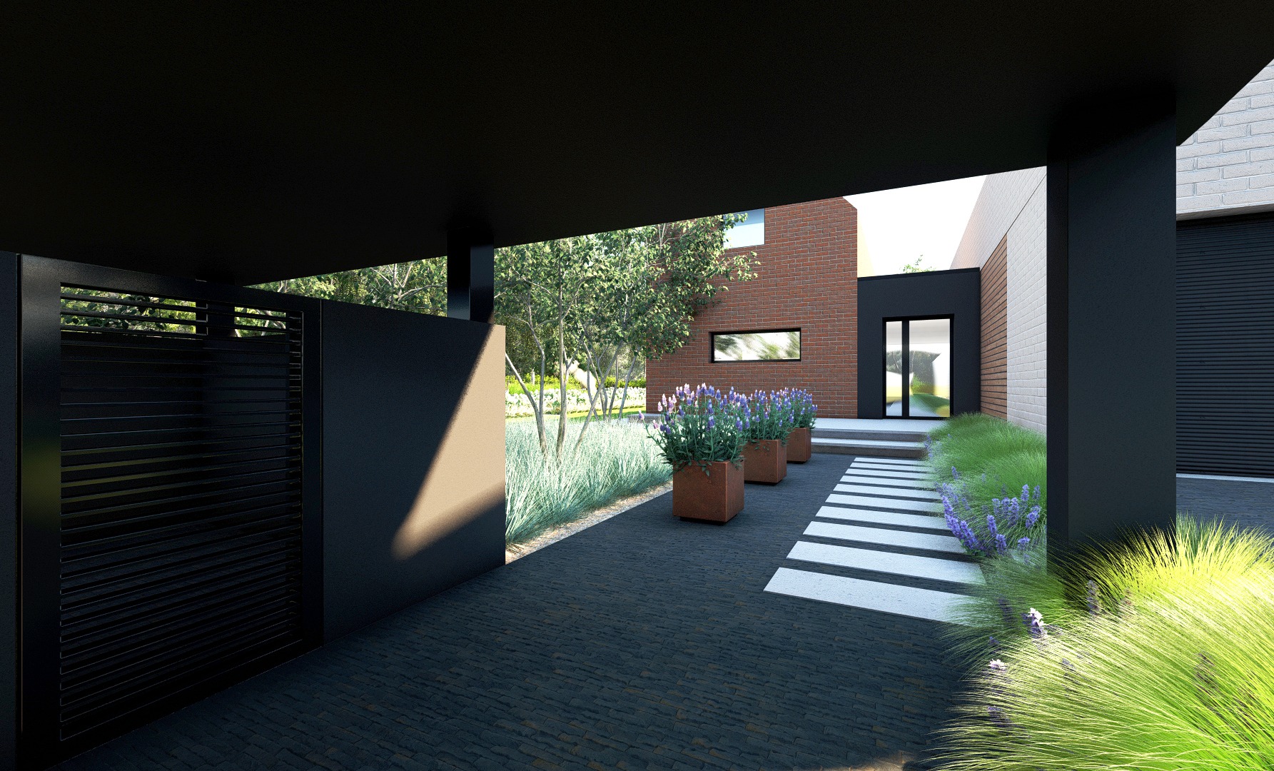 Nowoczesny ogród na Pomorzu