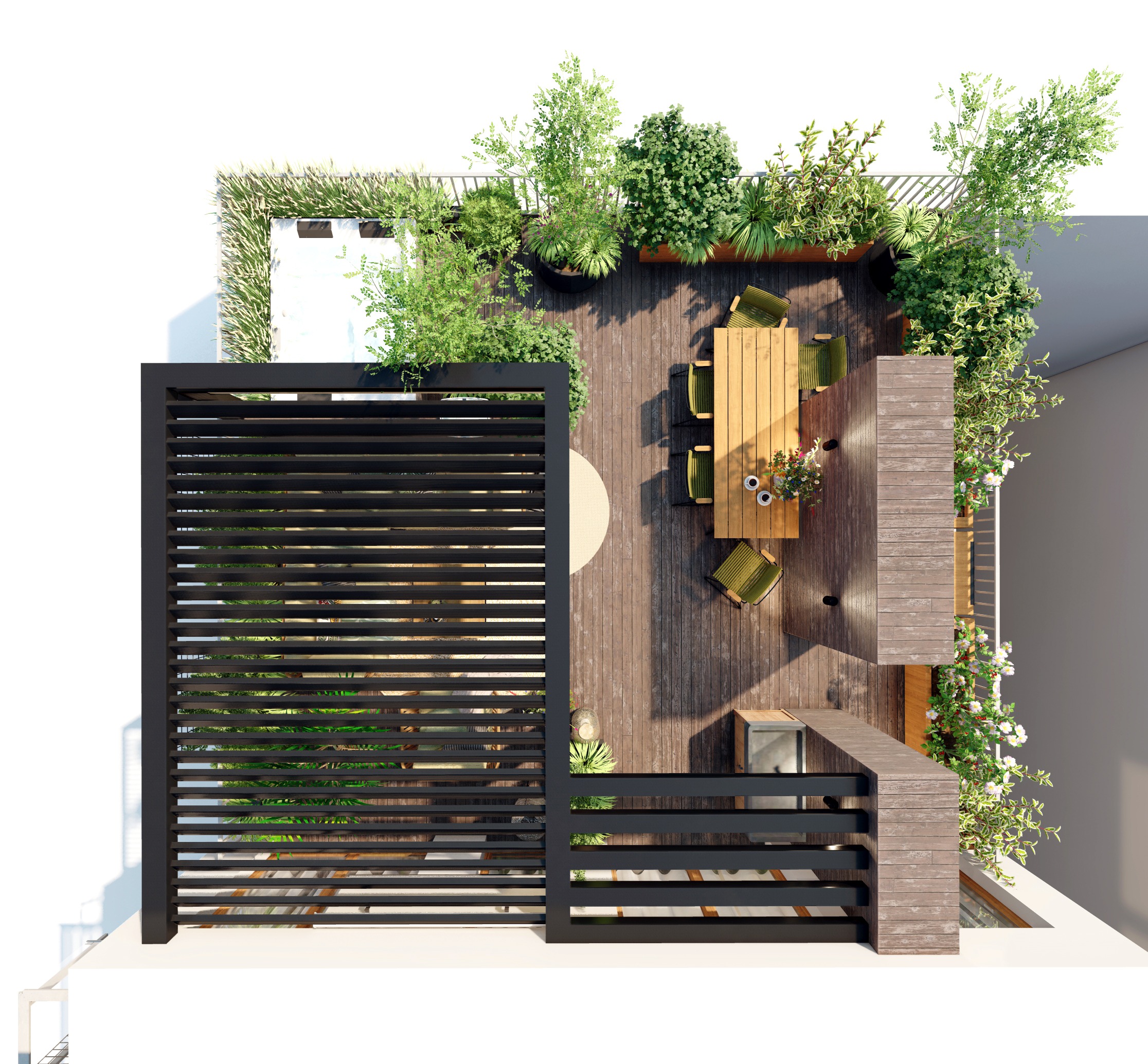 taras w Centrum Poznańskiej Wildy