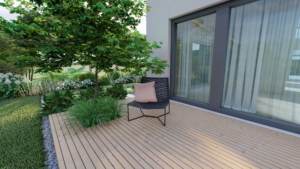 NADMORSKI OGRÓD Z TRAWAMI