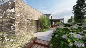 ogród z nutą eklektyzmu