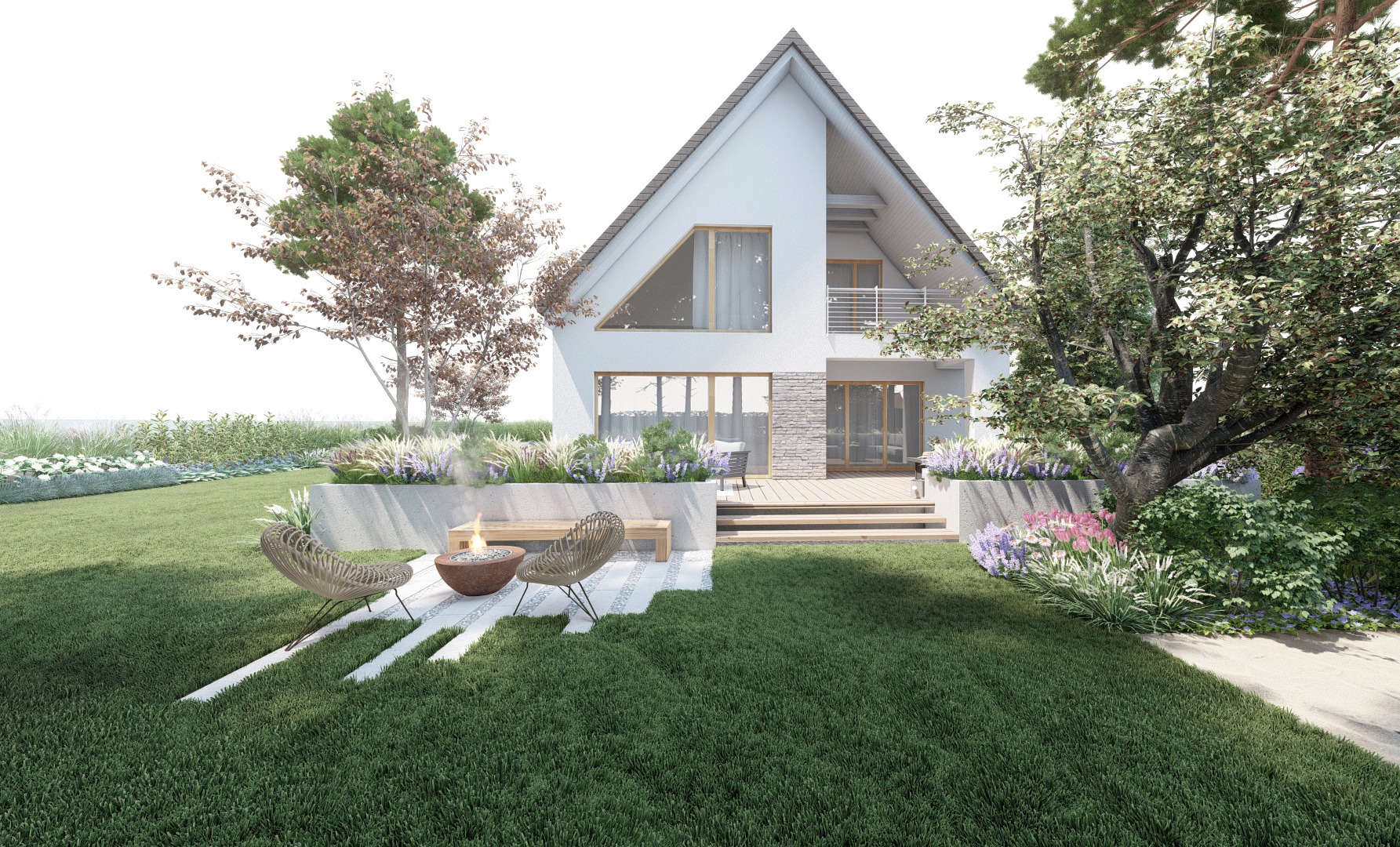 leśny ogród w stolicy