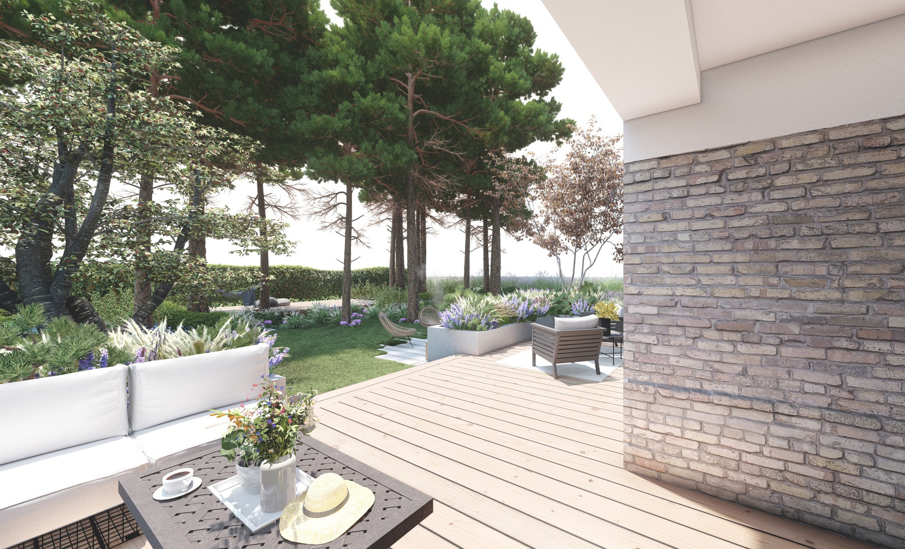 leśny ogród w stolicy