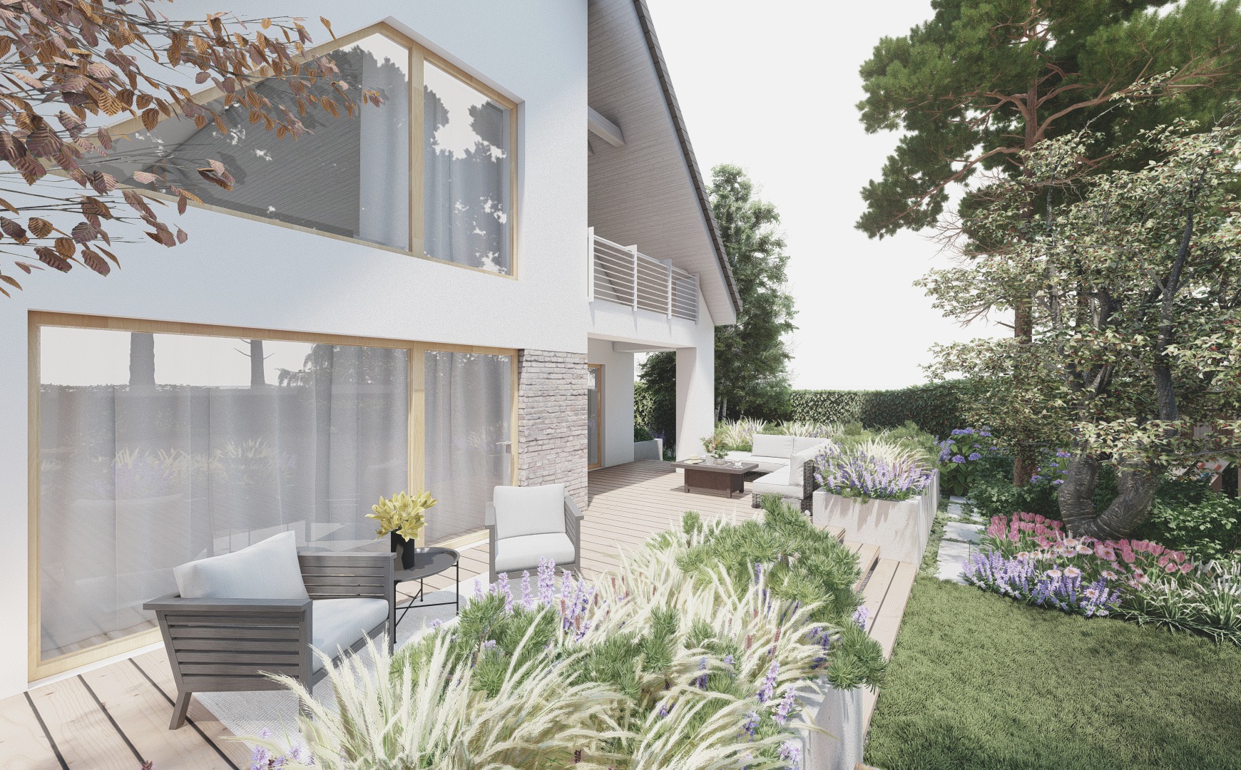 leśny ogród w stolicy