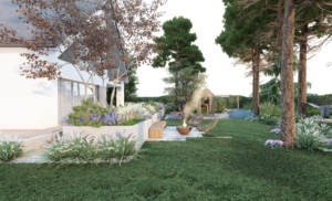 leśny ogród w stolicy