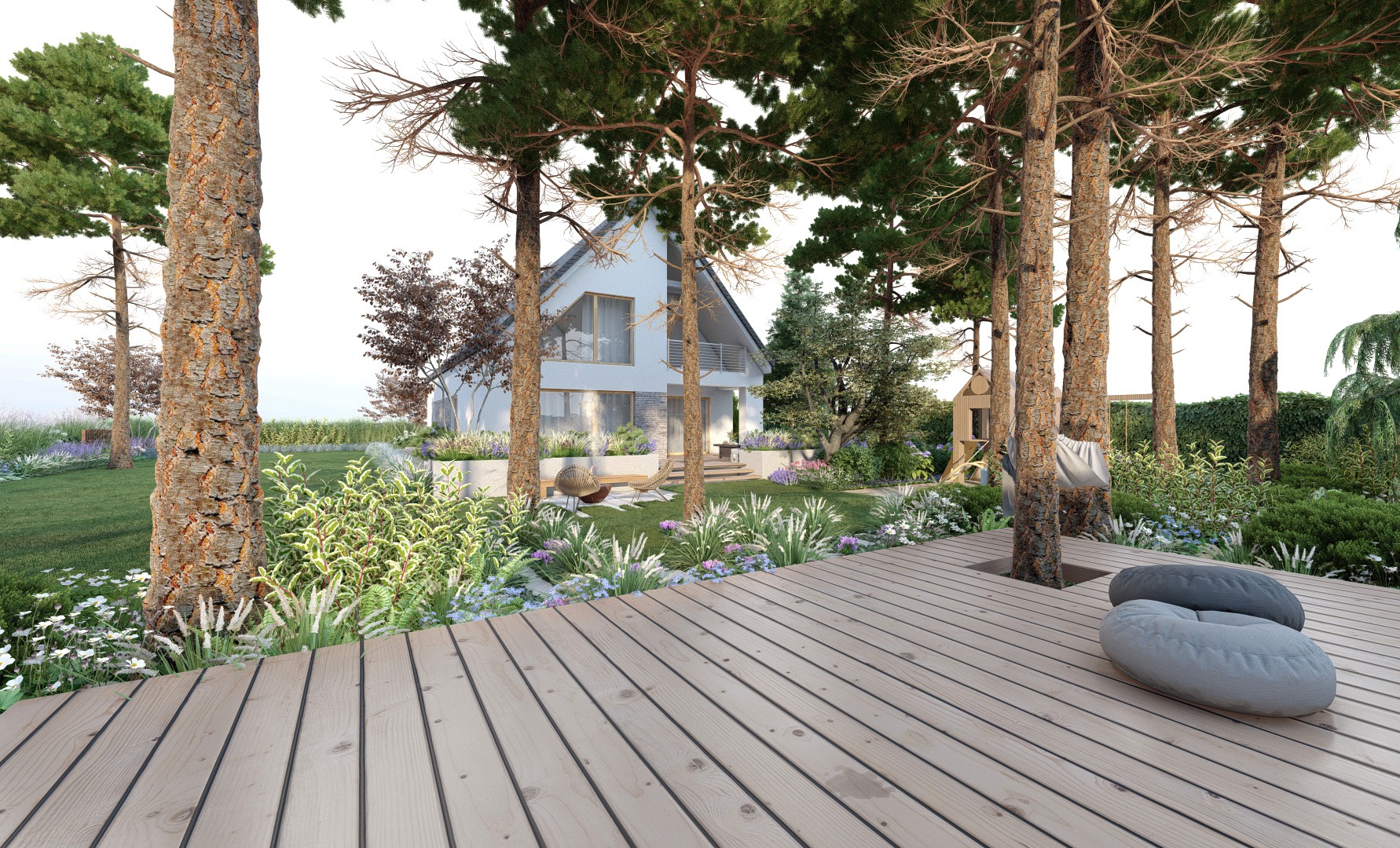 leśny ogró w stolicy