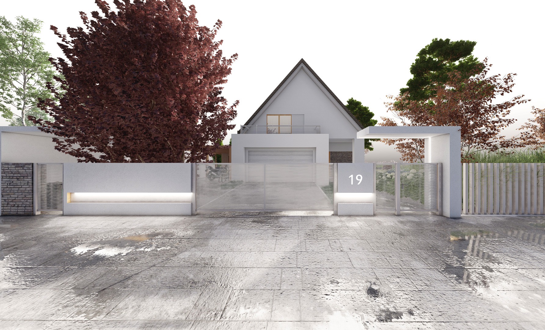 leśnhy ogród w stolicy