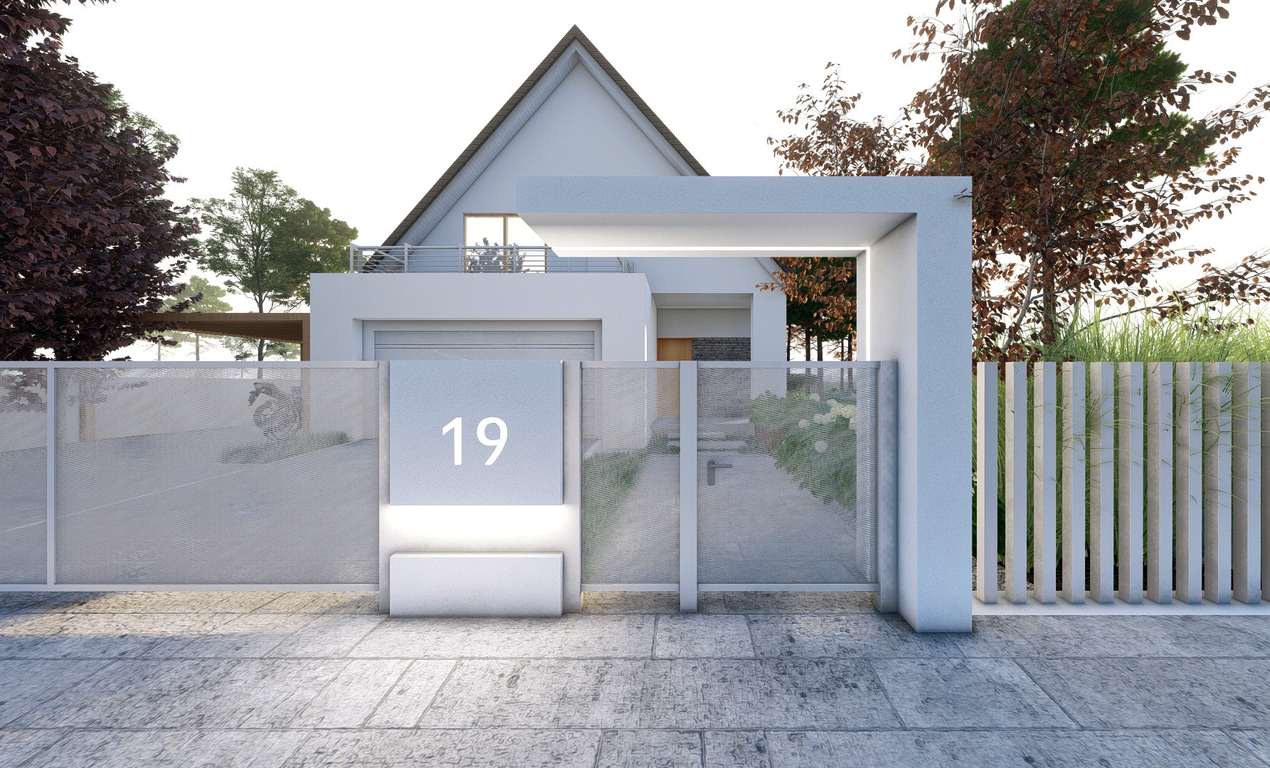 leśny ogród w stolicy