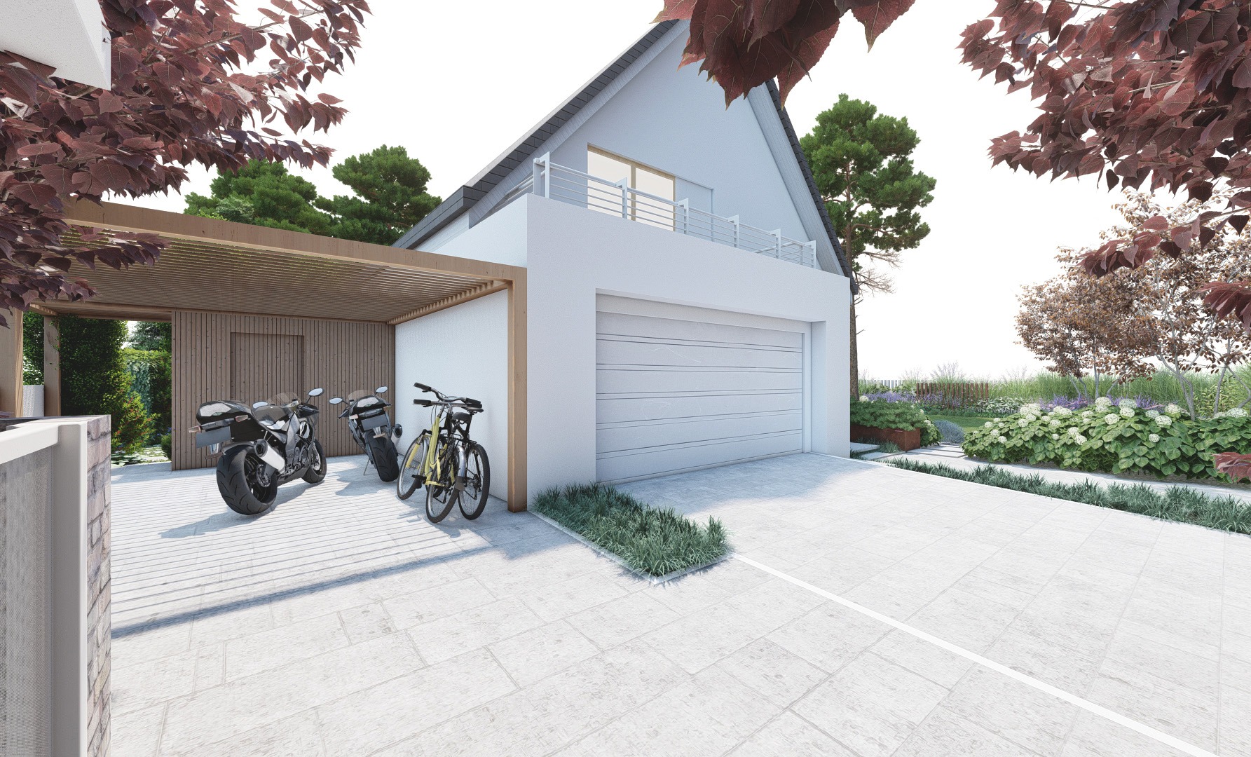 leśny ogród w stolicy