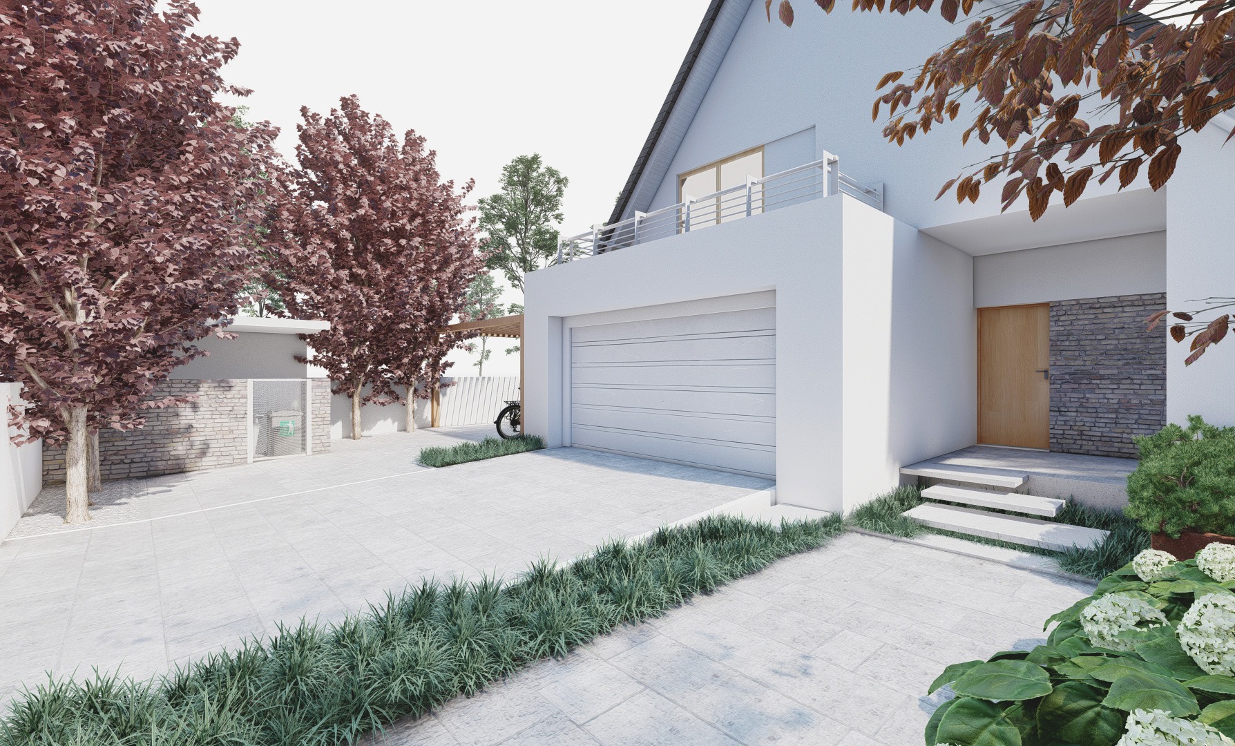 leśny ogród w stolicy