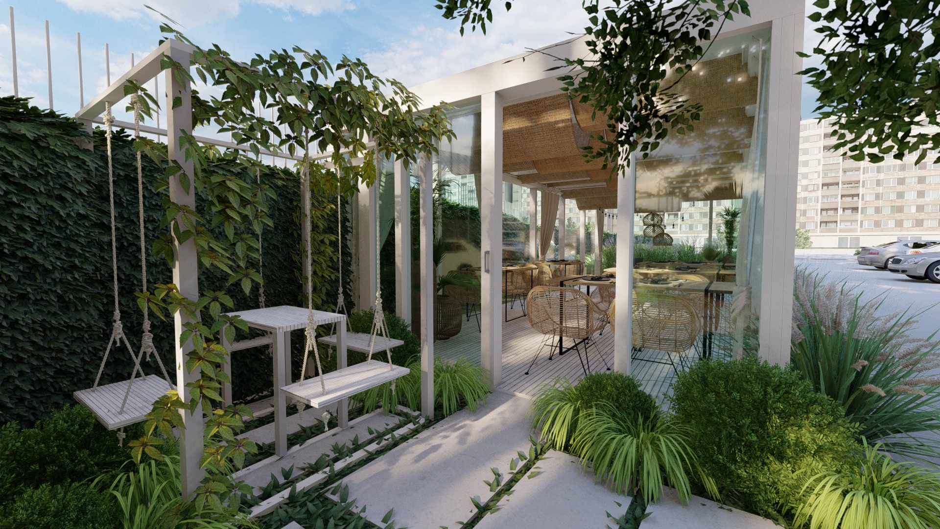 ogródek restauracyjny