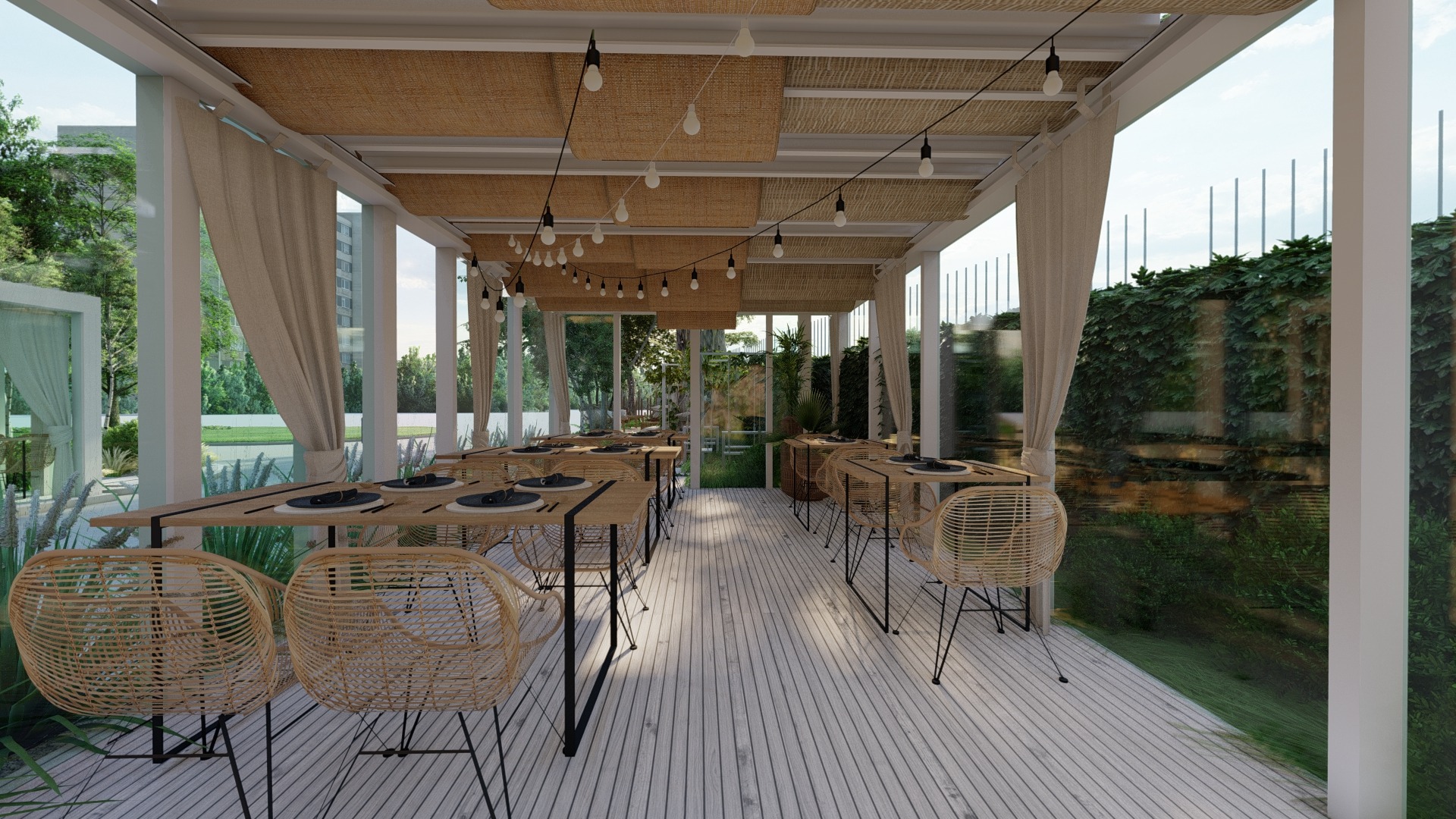 ogródek restauracyjny