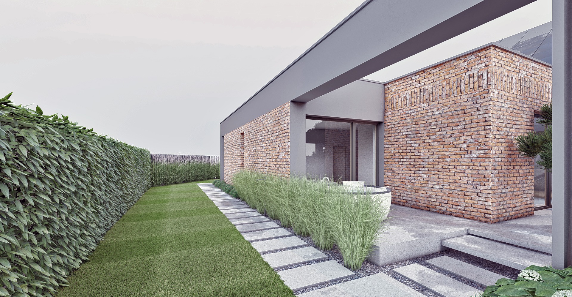 ogród minimalistyczny, ogród z basenem, jacuzzi w ogrodzie, nowoczesne jacuzzi, strefa spa w ogrodzie, element wodny w ogrodzie, woda w ogrodzie minimalistycznym, mininalizm w ogrodzie, trawy w ogrodzie, beton w ogrodzie, płyty betonowe w ogrodzie, ścianki betonowe w ogrodzie, elementy drewna w ogrodzie, beton architektoniczny, projektowanie ogrodów, projekt ogrodu minimalistycznego, projekt ogrodu nowoczesnego, projektowanie nowoczesnych ogrodów, projektowanie ogrodów poznań