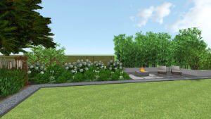 nowoczesne ogrody - projektowanie ogrodów Poznań - aranżacja ogrodu