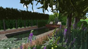 duży projekt ogrodu w Gdyni nowoczesny ogród basen altana ogrodowa rfstudio Rockandflower studio (10)