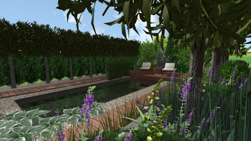 duży projekt ogrodu w Gdyni nowoczesny ogród basen altana ogrodowa rfstudio Rockandflower studio (10)