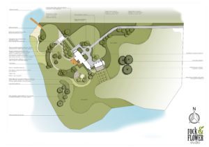 projekt rezydencjonalnego ogrodu w Poznaniu duży ogród projektowanie zieleni rockandflower studio rfstudio ogród nad jeziorem
