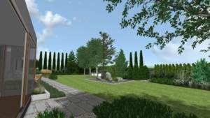 nowoczesne ogrody - ogrody geometryczne - ogród skandynawski