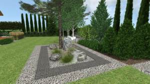 nowoczesne ogrody - ogrody geometryczne - ogród skandynawski