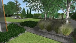 nowoczesny ogród - ogrody geometryczne - ogród skandynawski