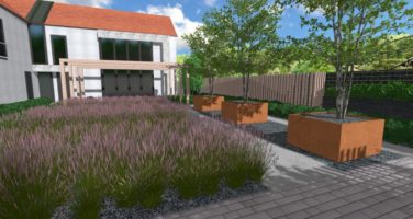 ogród z trawami ozdobnymi nowoczesny projekt zieleni rockandflower studio projekt ogrodu piła poznań rfstudio (8)
