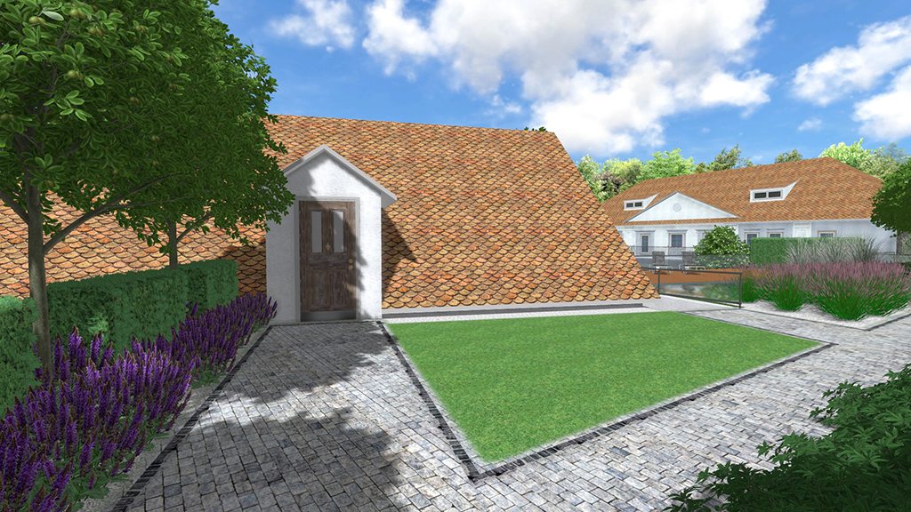 projekt ogrodu przy zabytkowej rezydencji Plzeń czechy projekt ogrodu zabytkowa zieleń Rockandflower studio rfstudio architektura krajobrazu