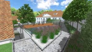 projekt ogrodu poznań, projekt ogrodu nad jeziorem, zagospodarowanie terenu zieleni Poznań