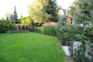 projekt ogrodu Poznań, nowoczesny ogród, projekt niewielkiego ogrodu