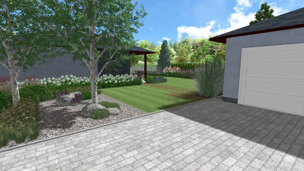 ogrody nowowczesne, ogrody naturalistyczne, projekty ogrodów przydomowych