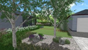 ogrody nowowczesne, ogrody naturalistyczne, projekty ogrodów przydomowych