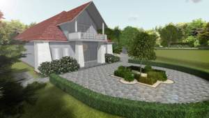 CCountry Park Poznań - projekt zieleni przy dworku - eleganckie założenia zieleni