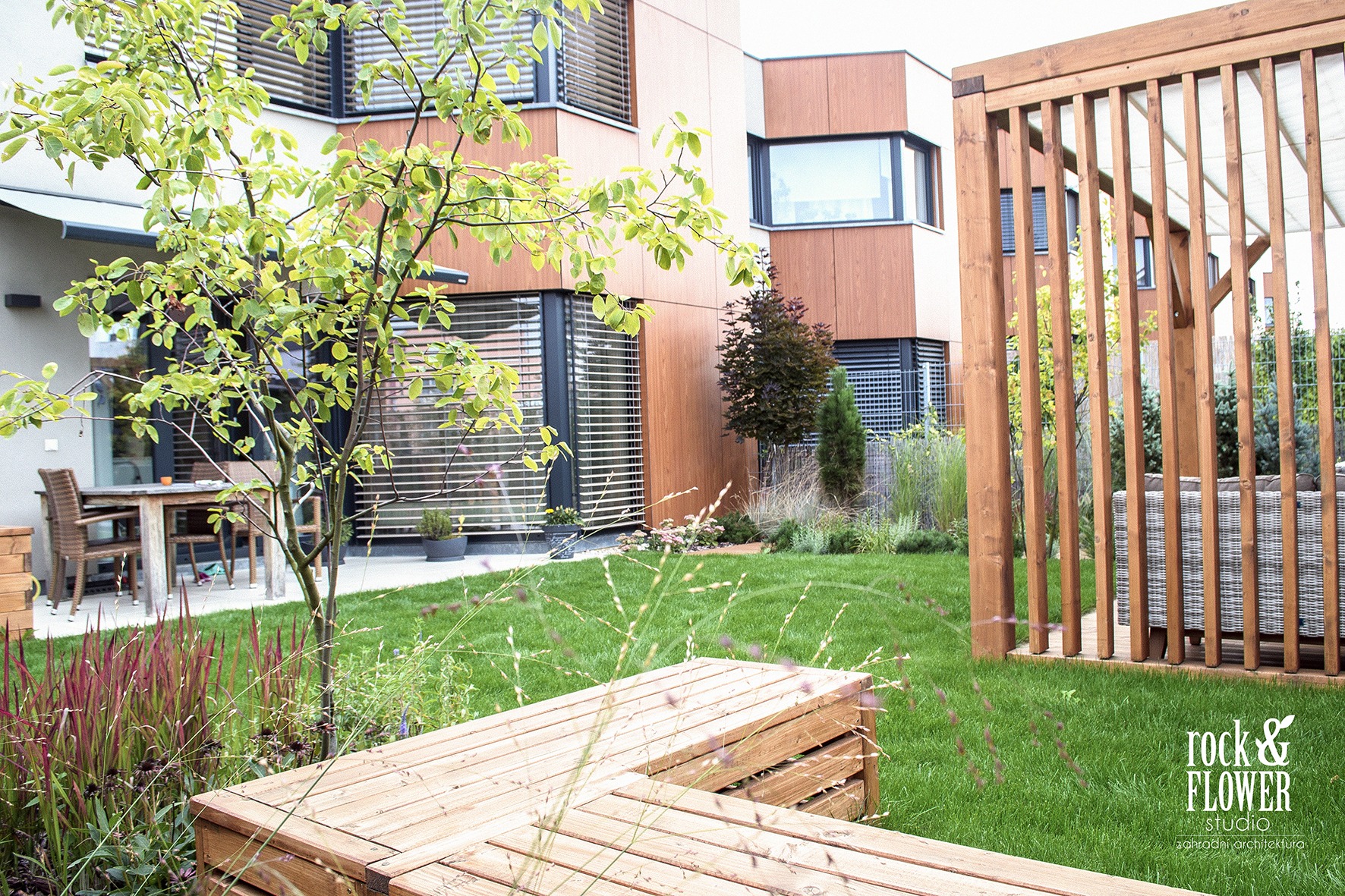 Maly ogród w Pradze