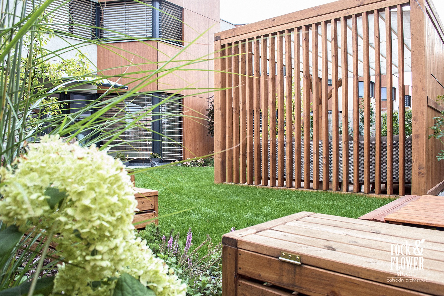 Maly ogród w Pradze