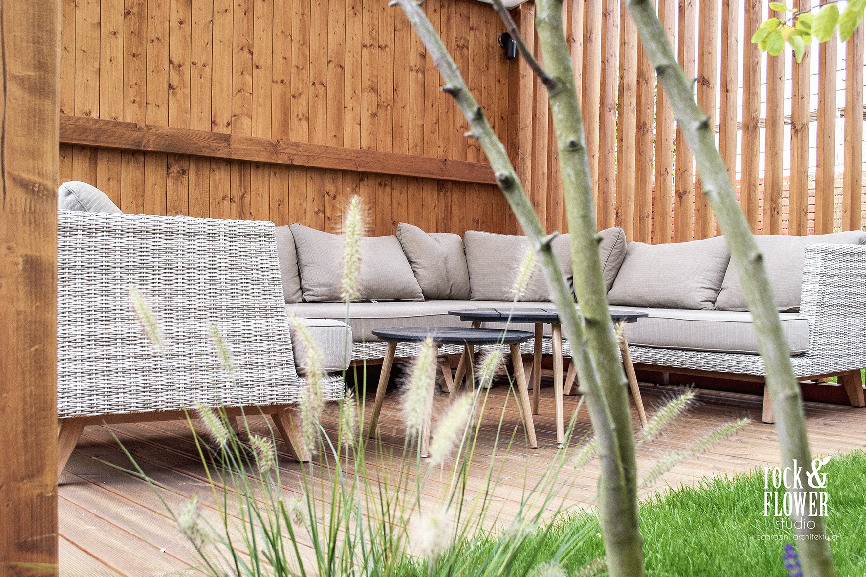 Maly ogród w Pradze