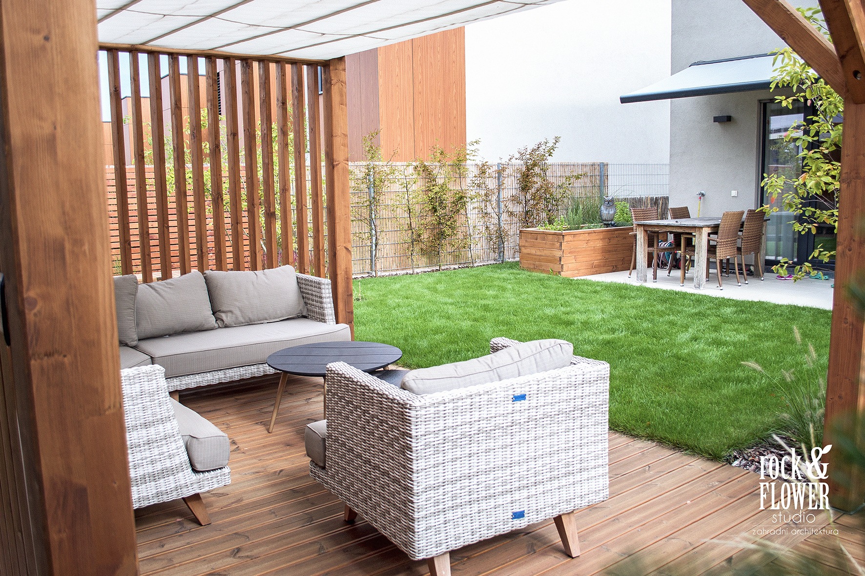 Maly ogród w Pradze