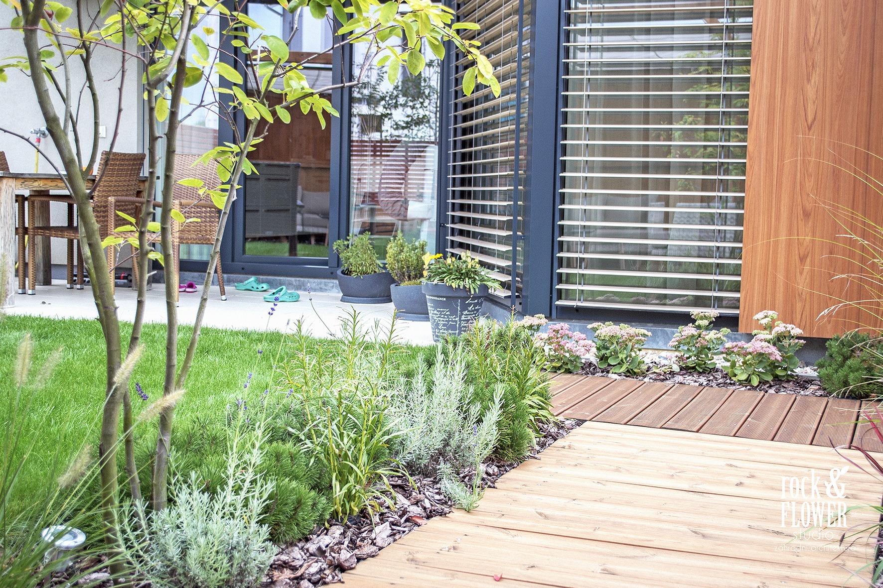 Maly ogród w Pradze