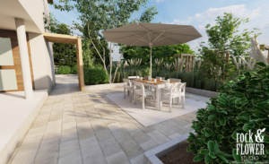 projekt klasycznego ogrodu w Koninie