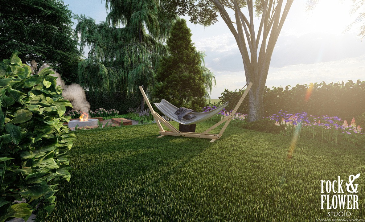 projekt klasycznego ogrodu w Koninie