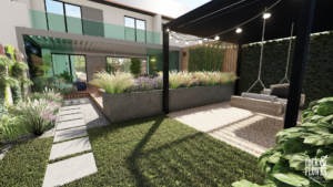 ogród do wypoczynku