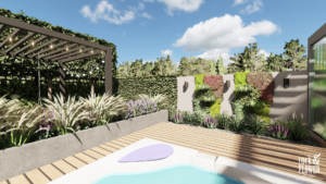 ogród do wypoczynku