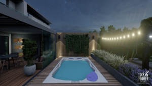 ogród do wypoczynku