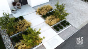 ogród łączonych materiałów